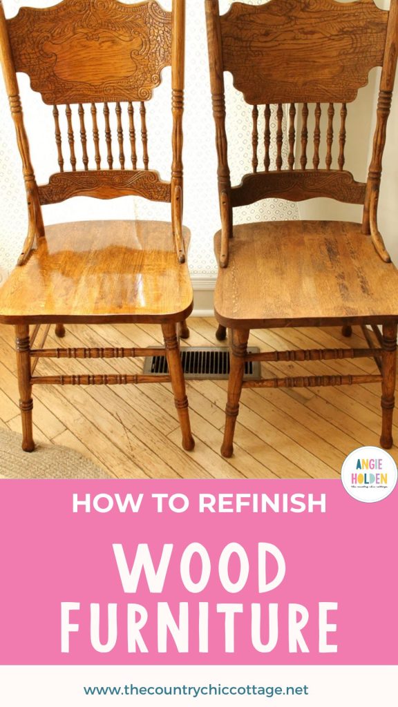 how to refinish wood furniture