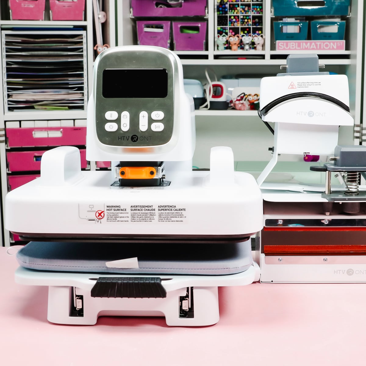 HTVRont A100 Auto Heat Press - square.