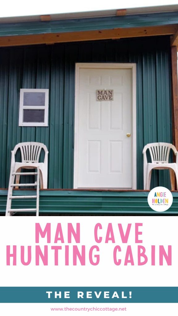 man cave hunting cabin