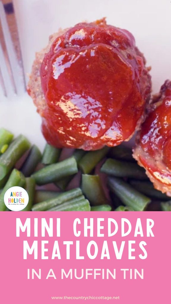 mini cheddar meatloaves