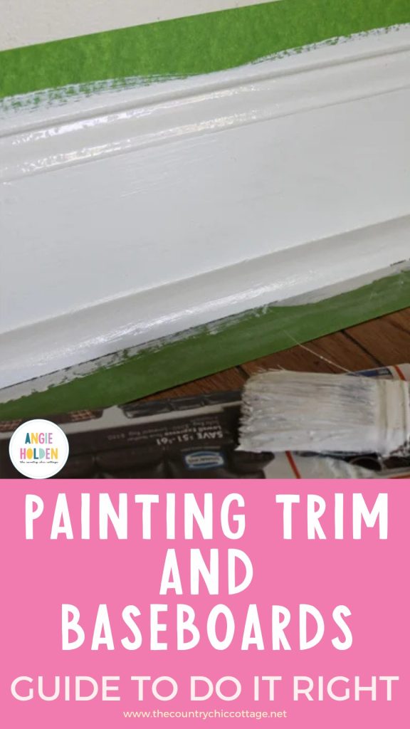 painting trim and baseboards