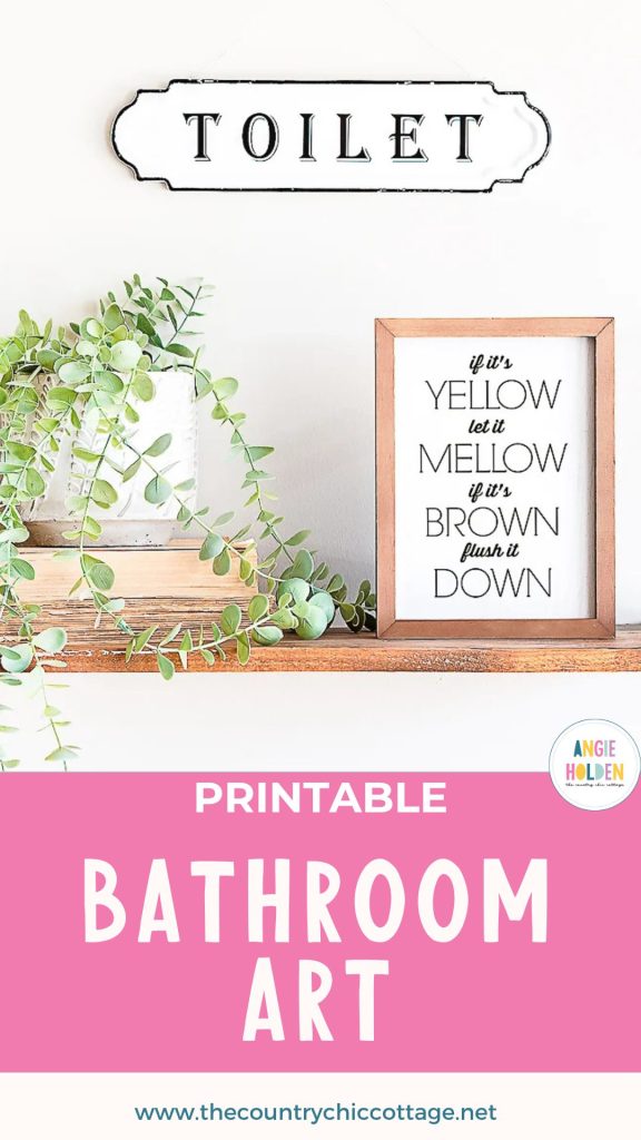 printable bathroom art