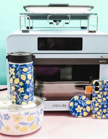 PYD Life sublimation oven with vacuum and projects.