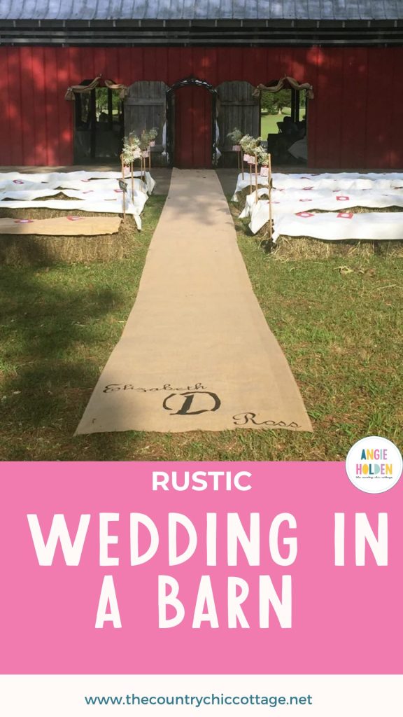 rustic wedding in a barn