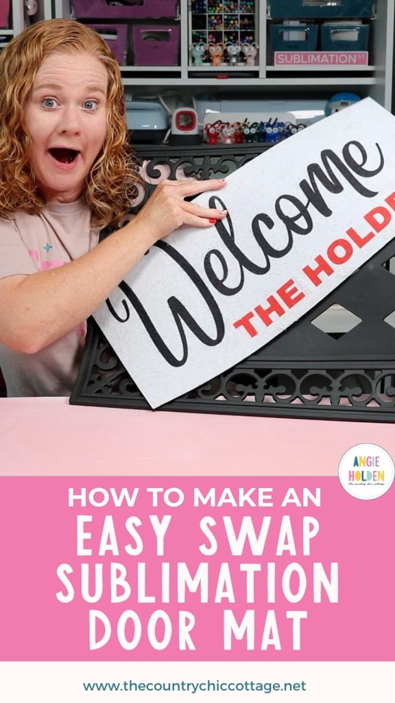 swappable sublimation door mat