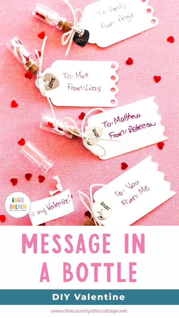 messages in bottles for valentine's day