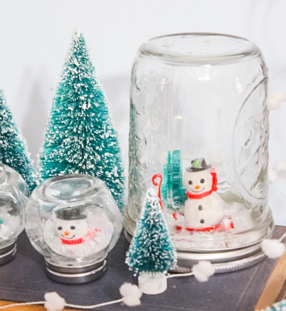 snowmen waterless snowglobes