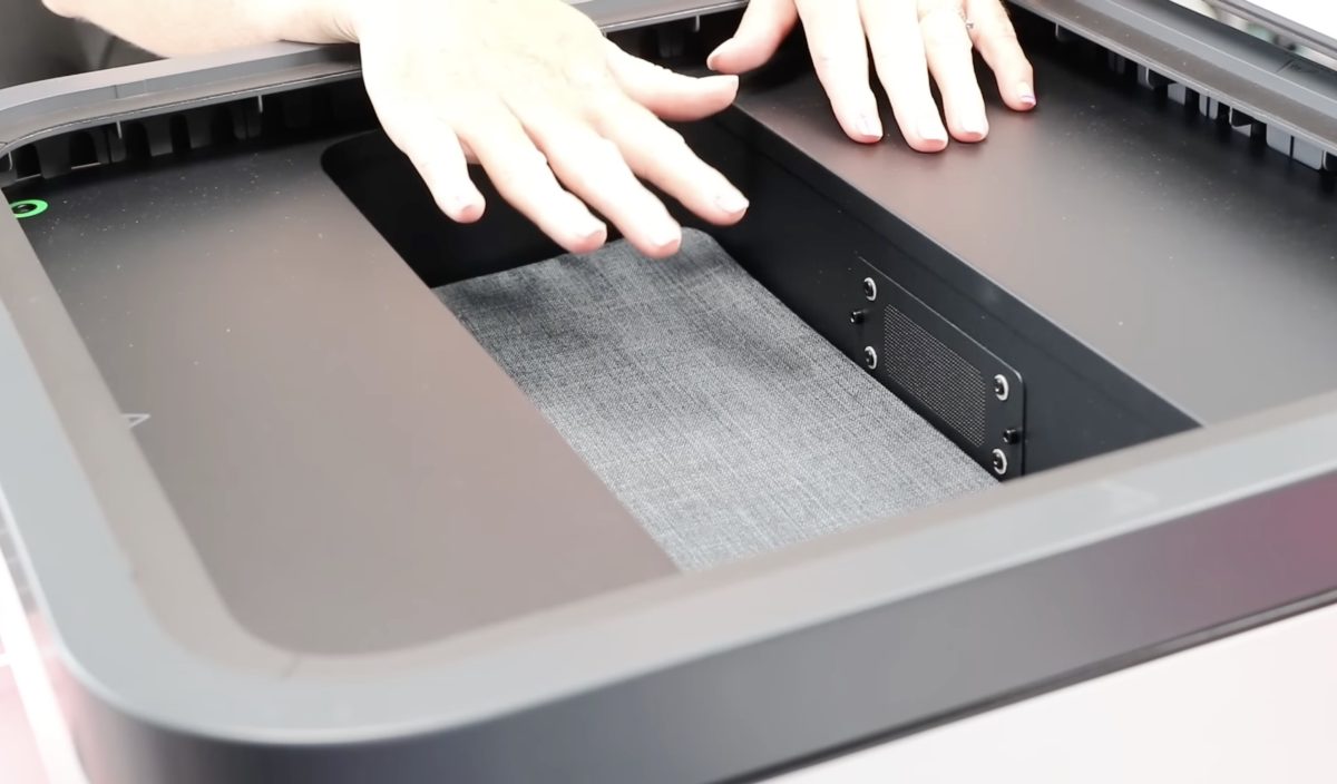 Close up of sublimation oven portion of craft oven module.