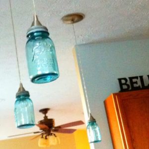 Ball Jar Pendant Light by The DIY Village