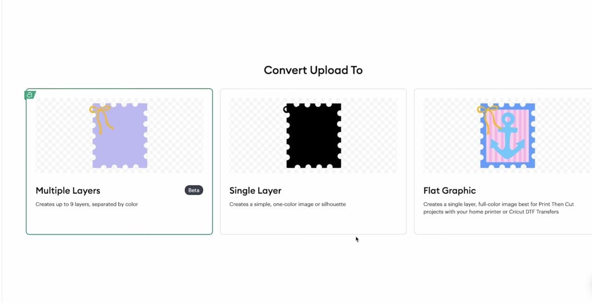 Upload the image as multiple layers.