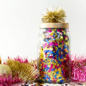 DIY Confetti Surprise Jars by Studio DIY