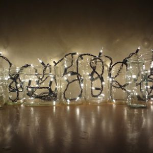 DIY Re-Purposing Holiday Lights by AKA Bailey