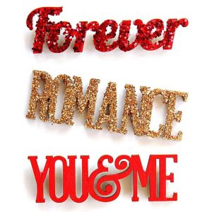 DIY Valentine's Day Word Magnets by Occasionally Crafty