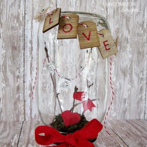 Valentine Mason Jar Craft by Uncommon Designs Online