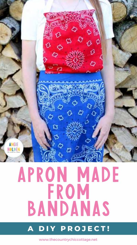apron made from bandanas
