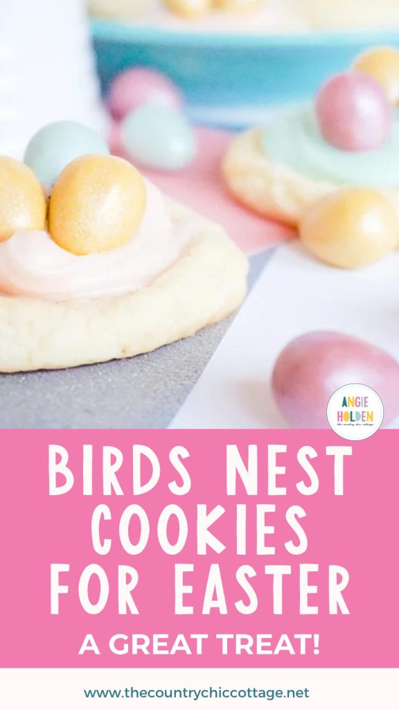 birds nest cookies for Easter