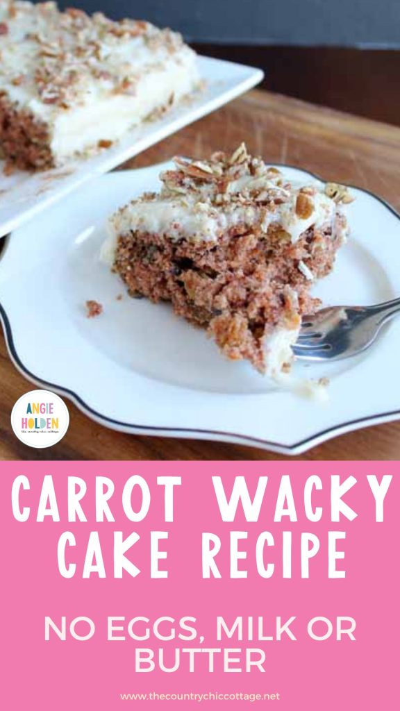 carrot wacky cake recipe