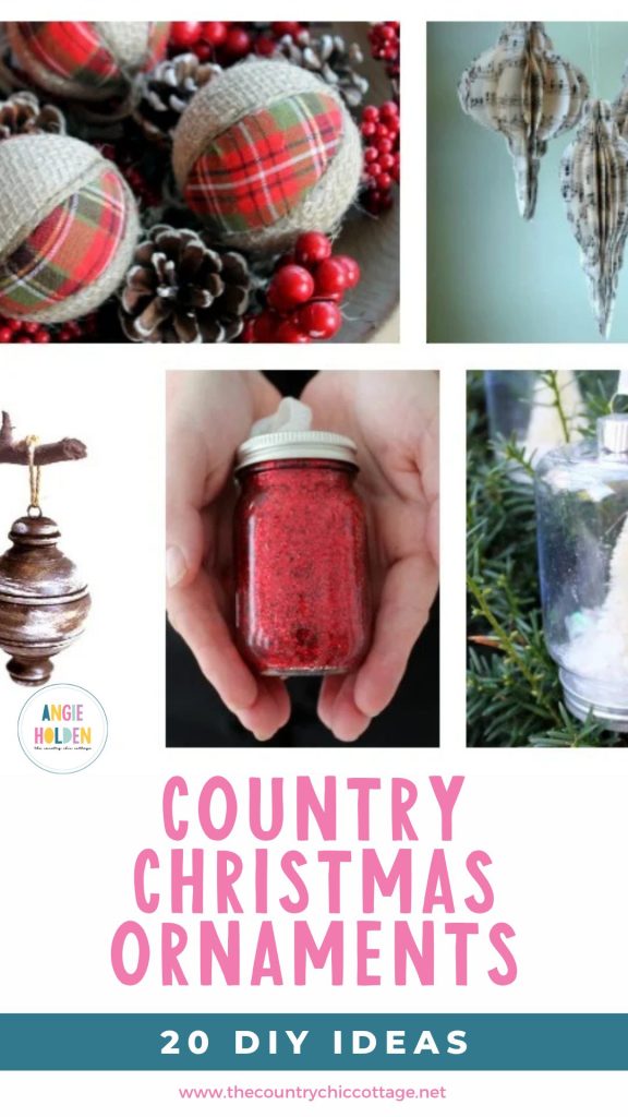 country Christmas ornaments