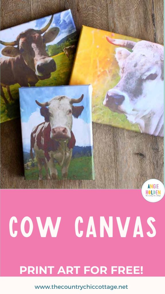 cow canvas