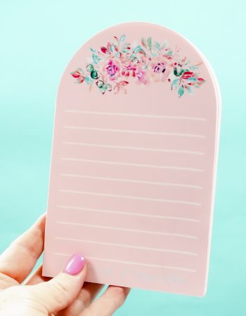 Custom Cricut notepad - square