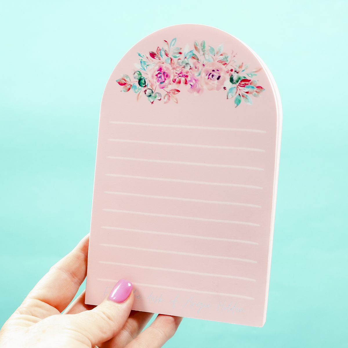 Custom Cricut notepad - square