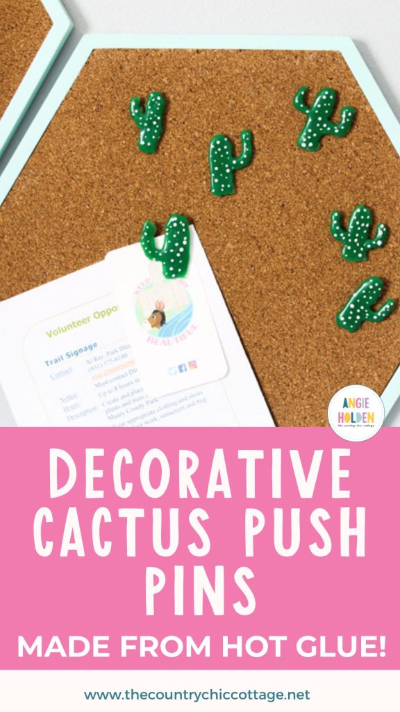 decorative cactus push pins