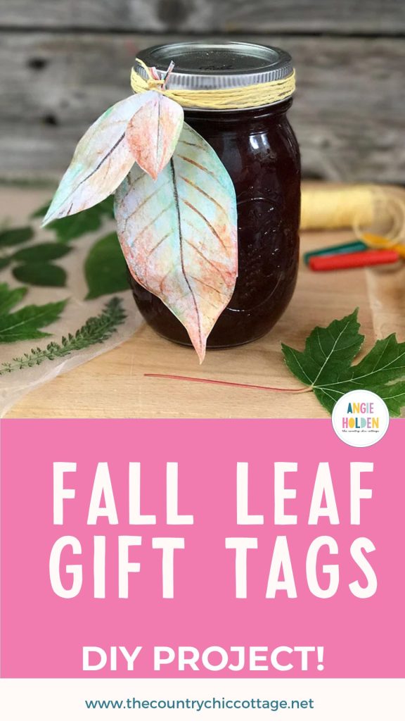 fall leaf gift tags
