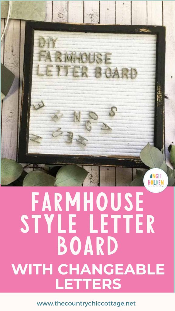 farmhouse style letter board