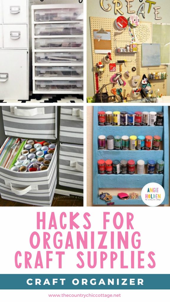 hacks for organizing craft supplies