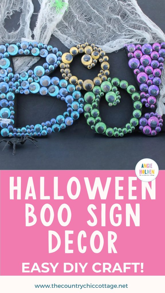 Halloween boo sign decor