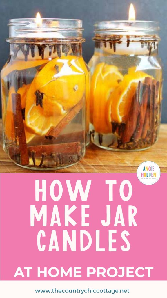 how to make jar candles at home