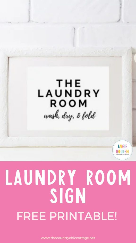 laundry room sign