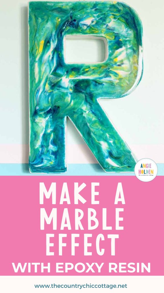 marble effect with epoxy resin