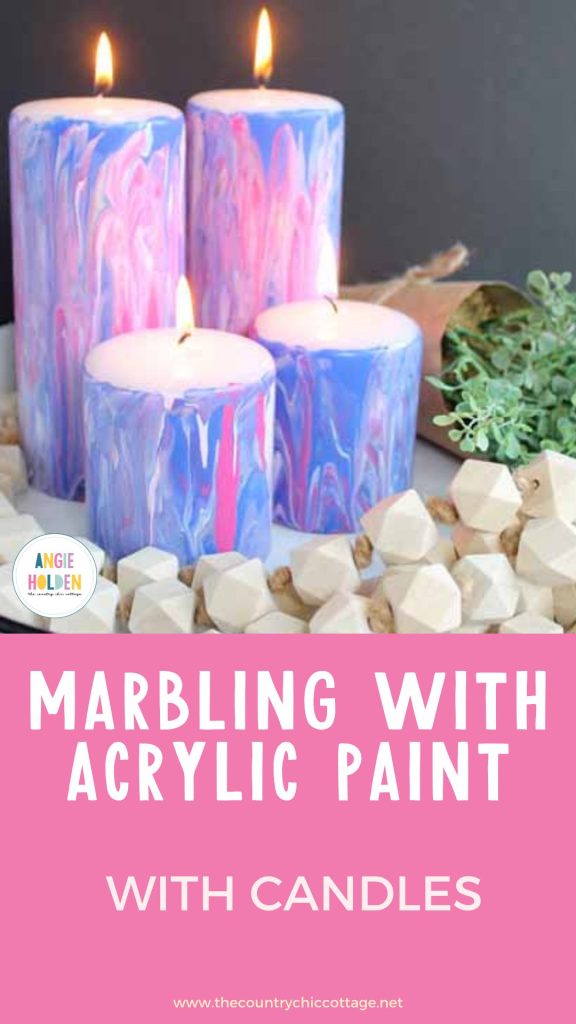 marbling with acrylic paint