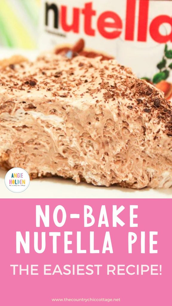 no bake Nutella pie