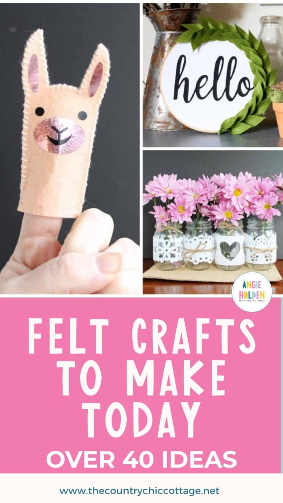 over 40 felt crafts