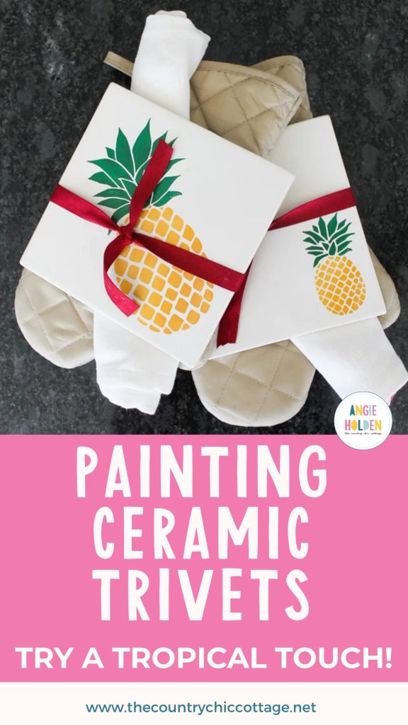 painting ceramic trivets