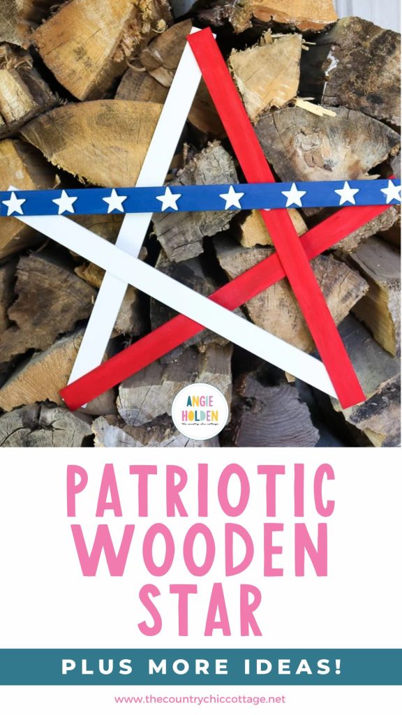 patriotic wooden star