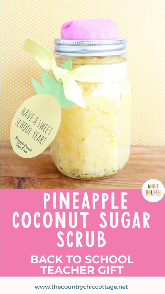 pineapple coconut sugar scrub