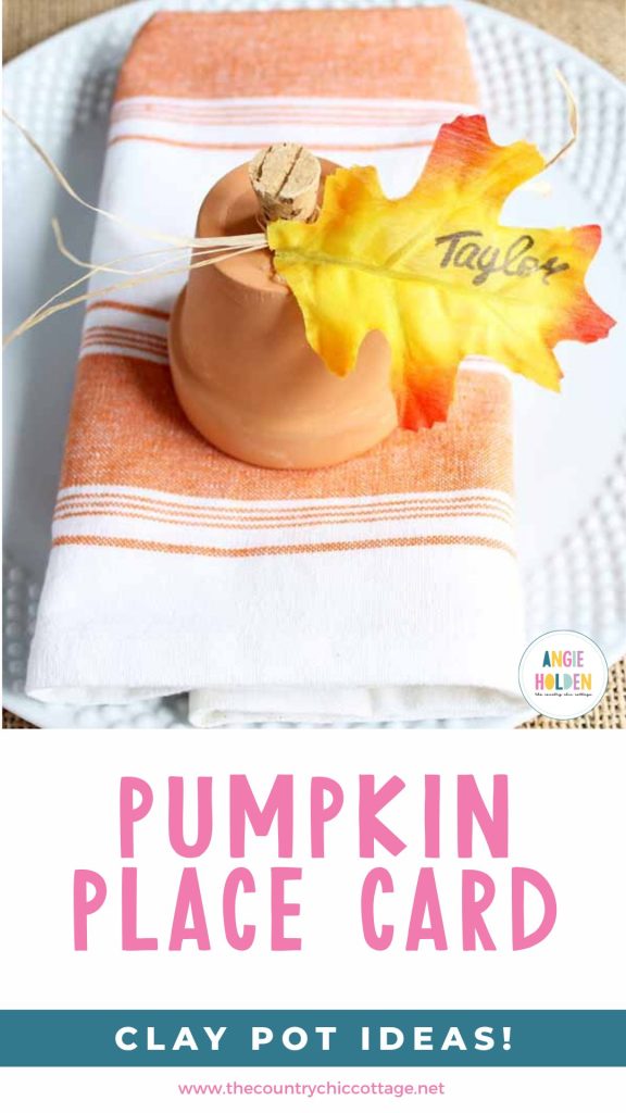 pumpkin place card
