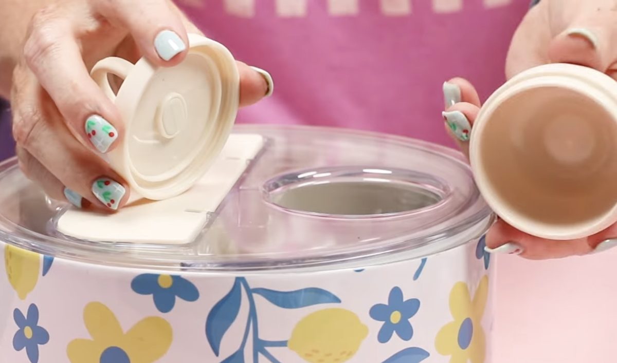 Sublimation salad bowl salad dressing container.
