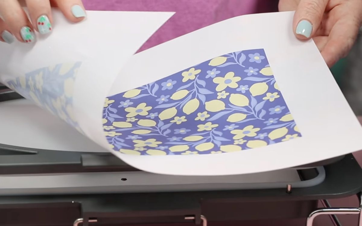 Sublimation print on matte side of specialty film.
