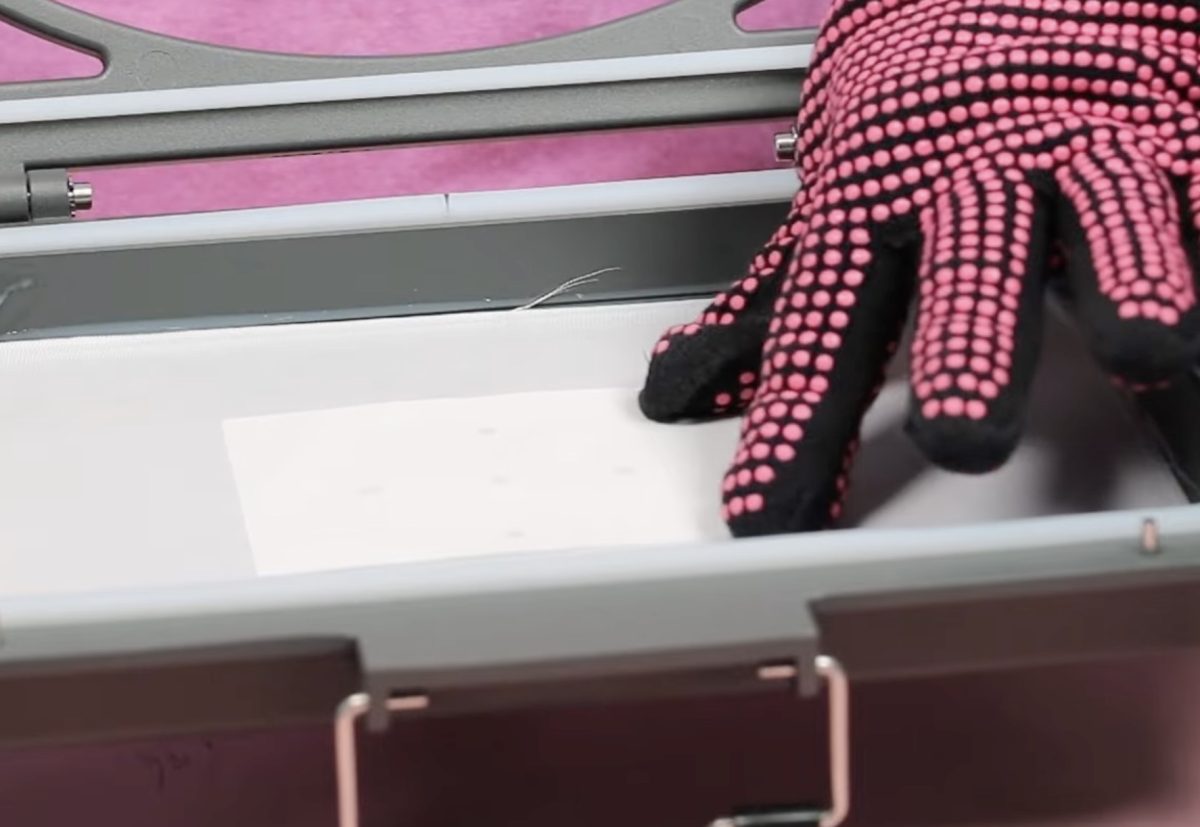 Cover vacuum tray holes.