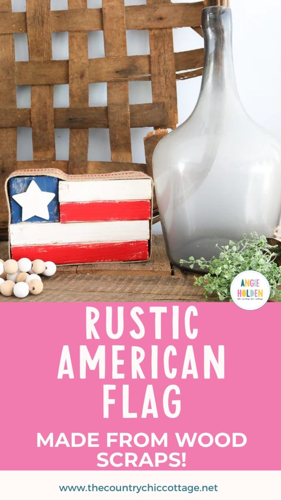 rustic American flag