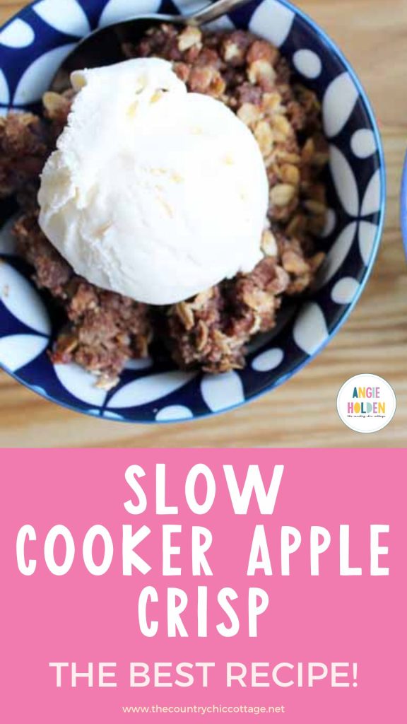 slow cooker apple crisp