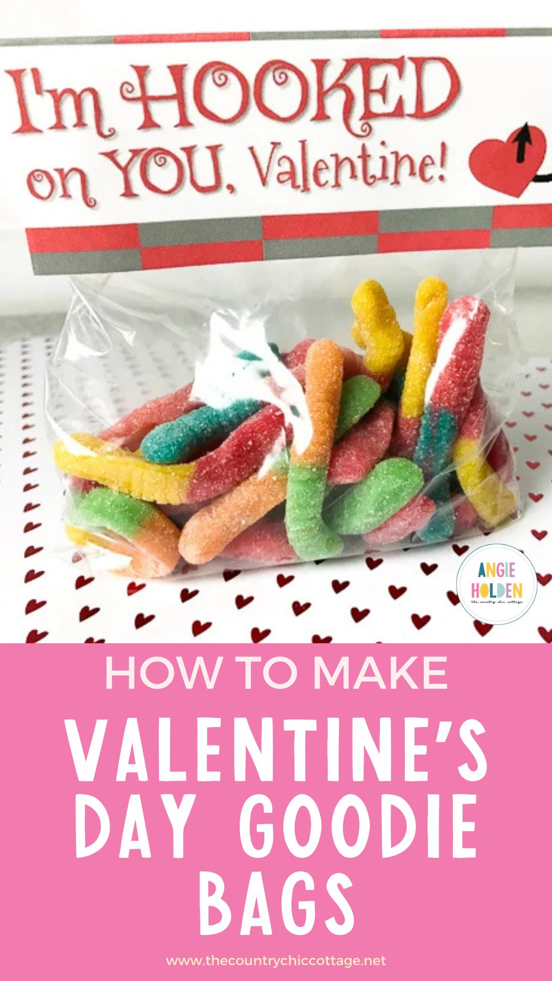 Valentine's Day Candy Bags Valentines day goodie bags