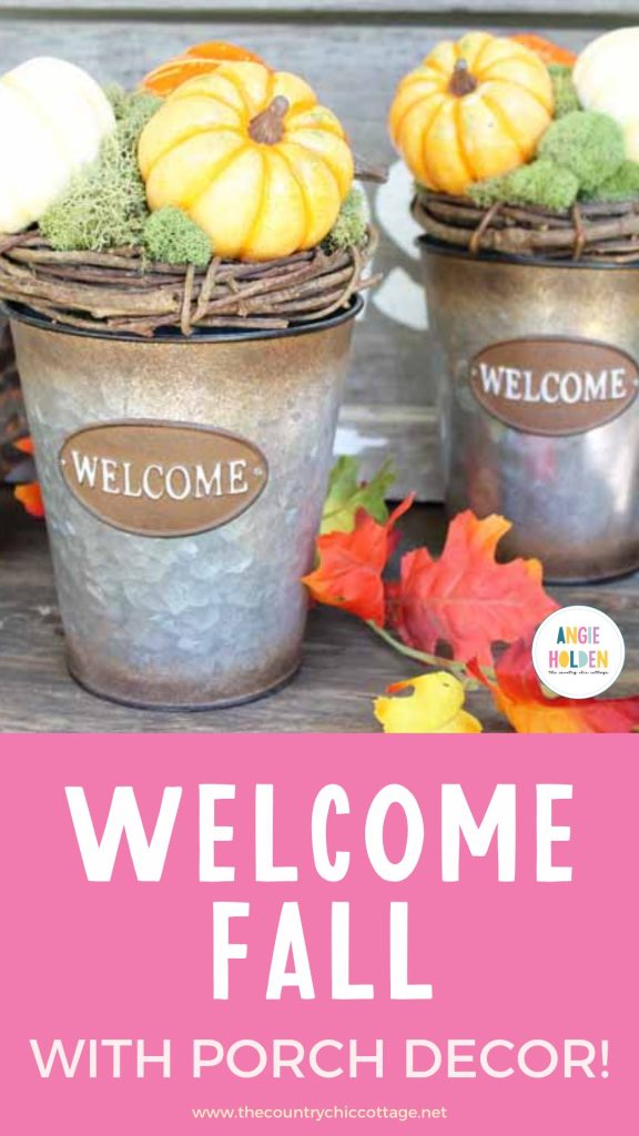 welcome fall with this porch decor