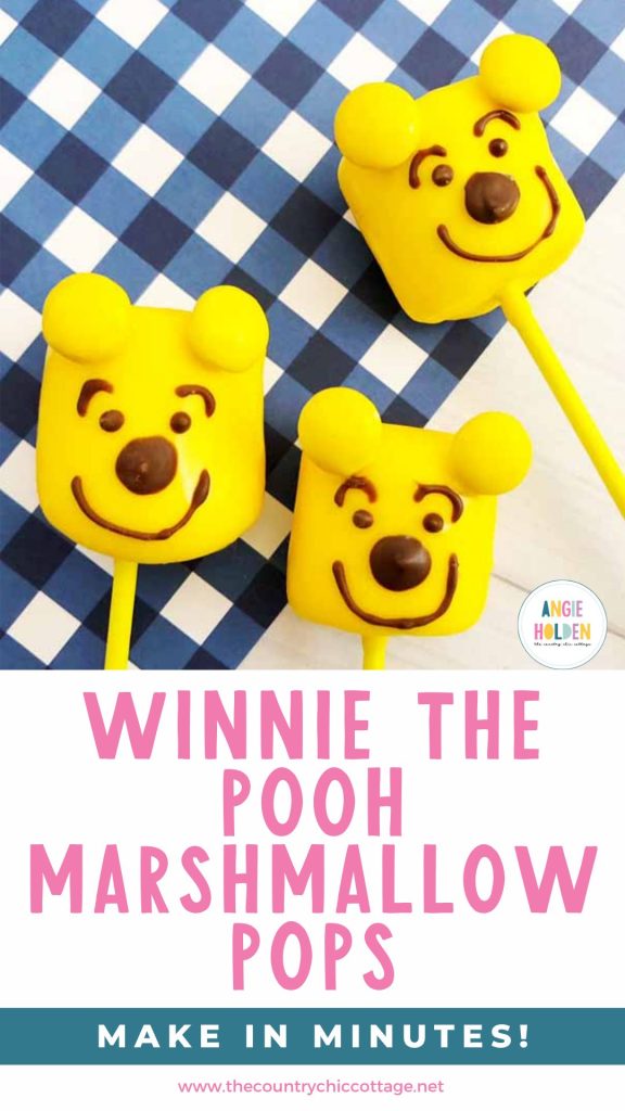 Winnie the Pooh marshmallow pops