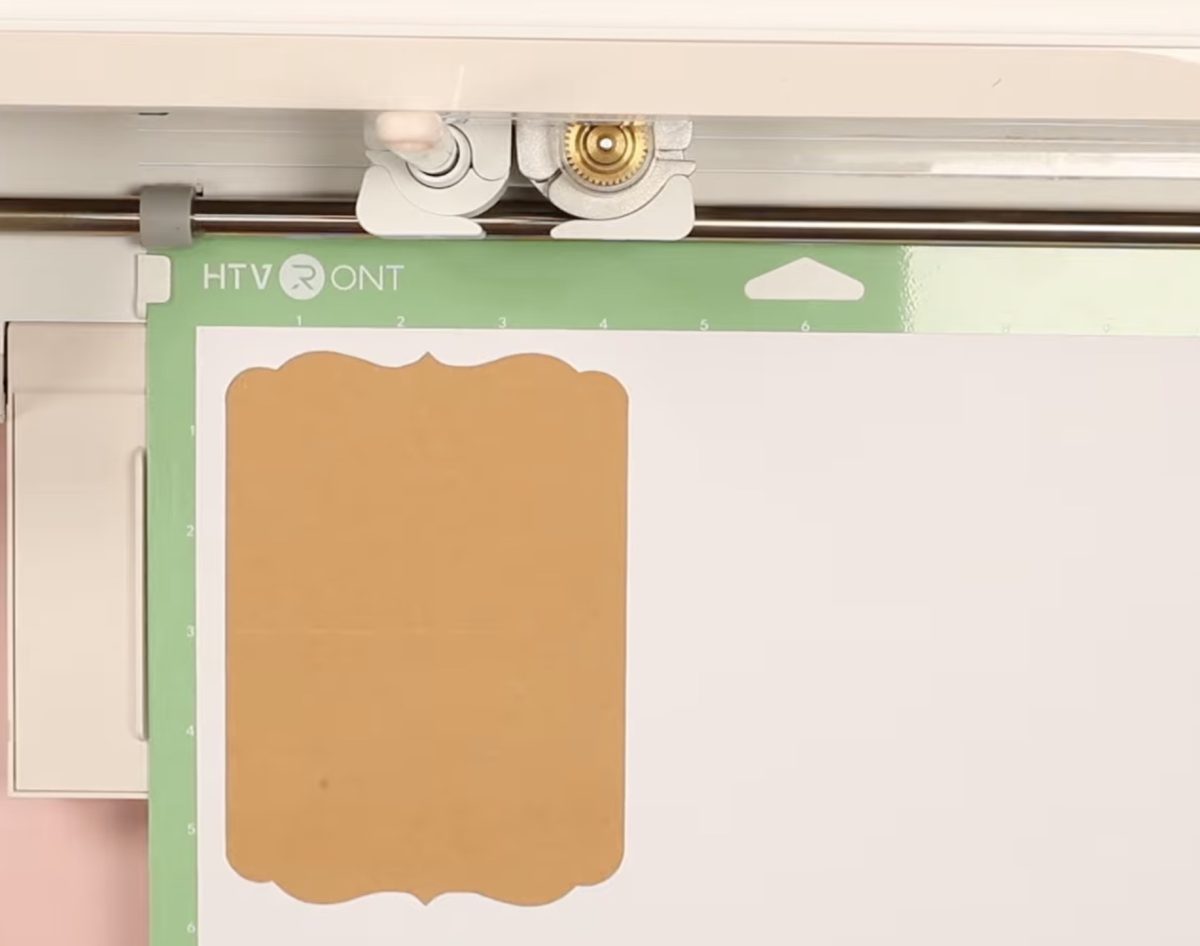 Load the mat into the Cricut.
