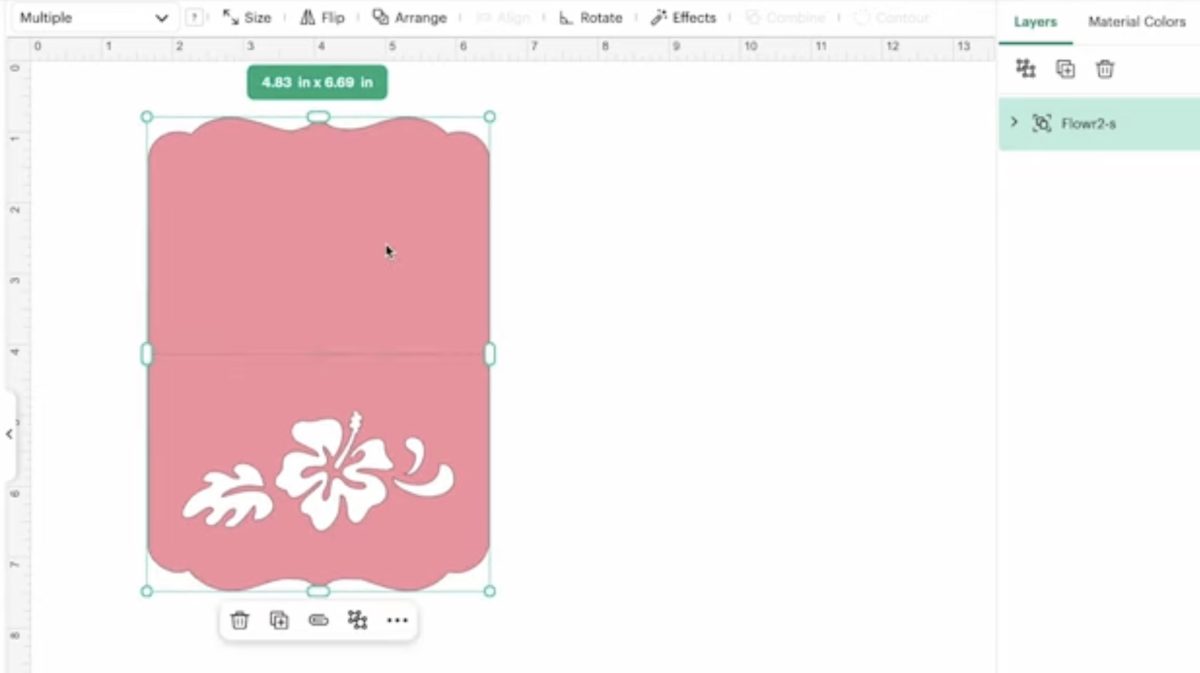 Resize the card file.